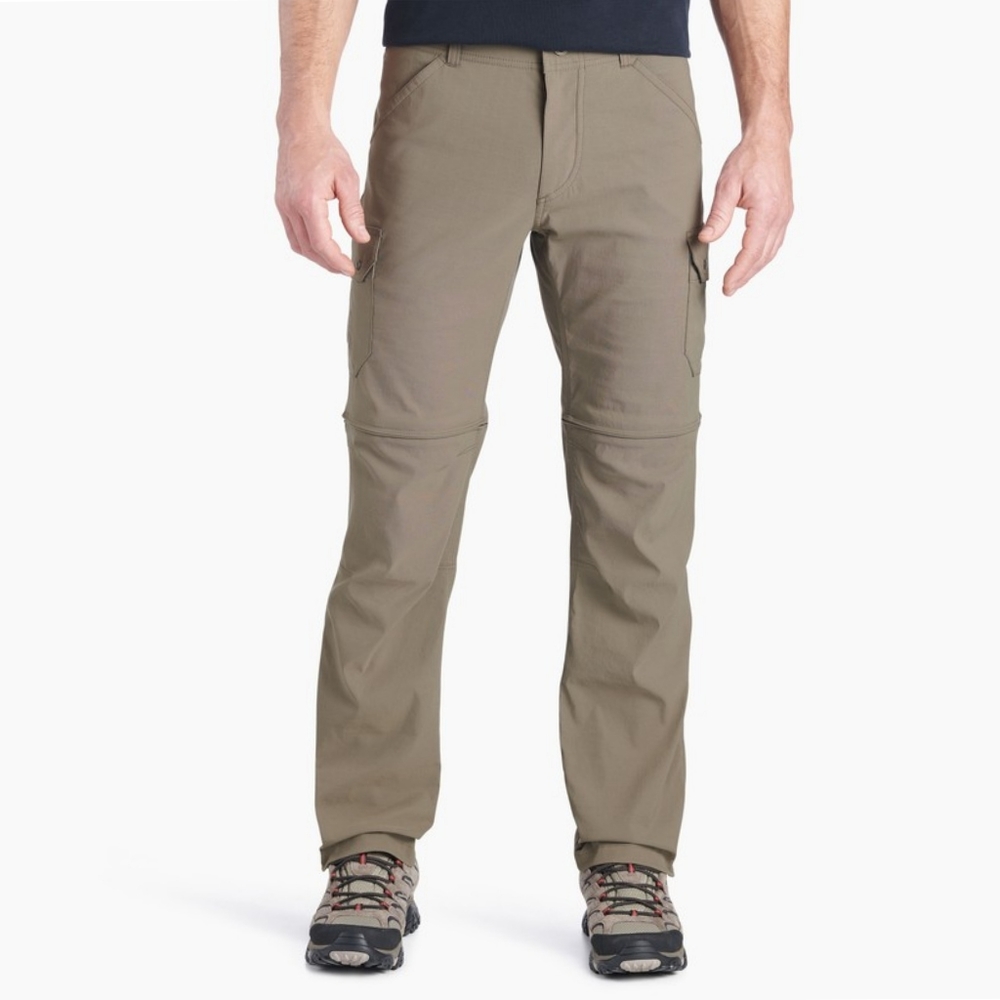 KUHL Renegade Cargo Convertible Stealth Zipper Shorts Burnt Olive 40 x 30